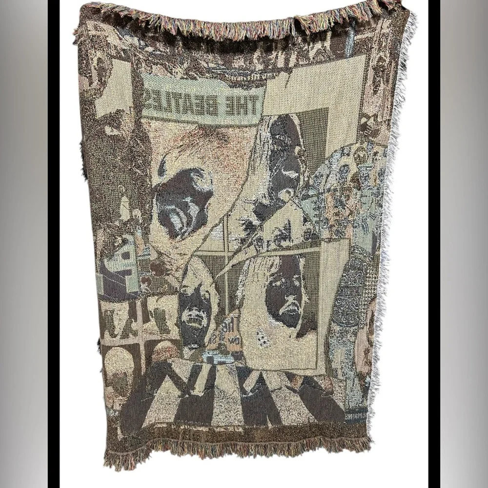 The Beatles’ Compilation Album Anthology 3 Woven Blanket 53x65”